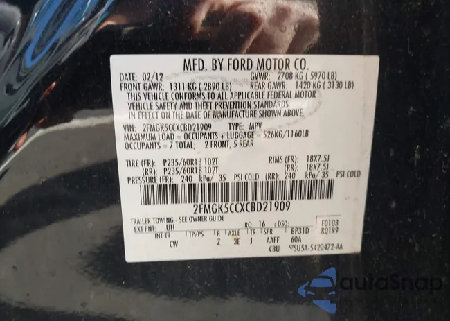 2FMGK5CCXCBD21909: 43156508