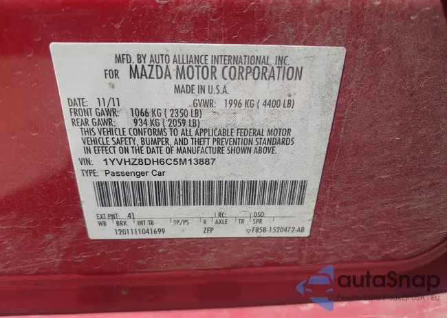 1YVHZ8DH6C5M13887: 43156583