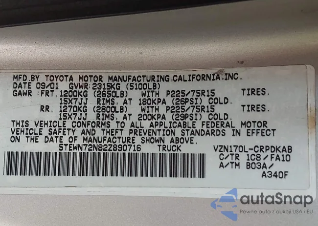 5TEWN72N82Z890716: 43155751