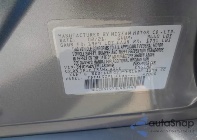 3N1CP5CV7ML480949: 43155828