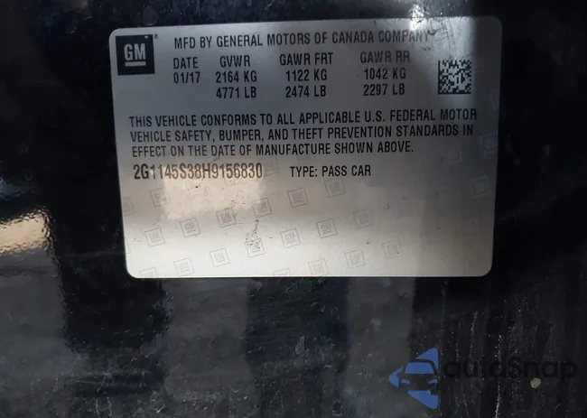 2G1145S38H9156830: 43155881