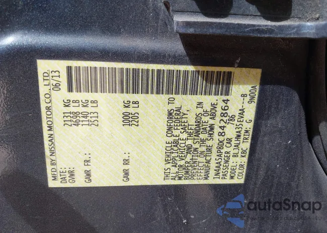 1N4AA5AP8DC842864: 43157040