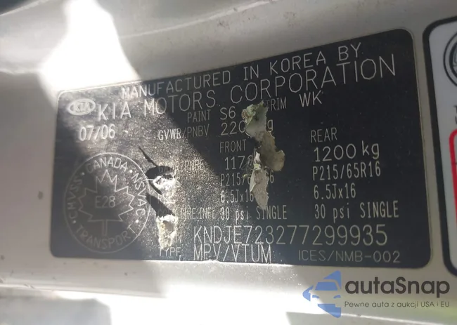 KNDJE723277299935: 43157135