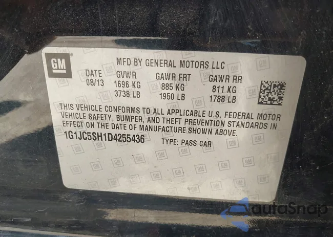 1G1JC5SH1D4255436: 43157304