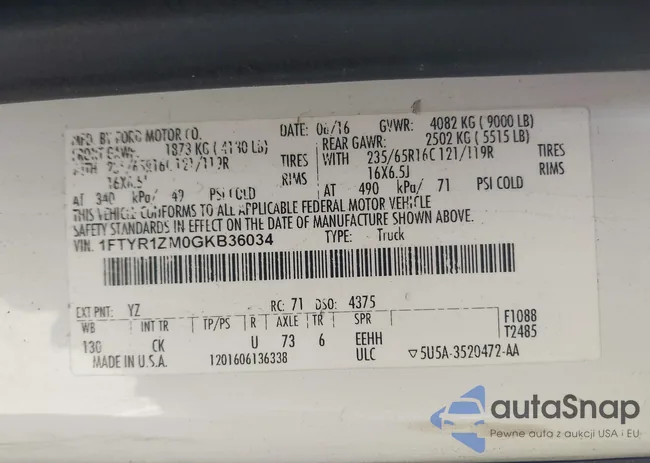 1FTYR1ZM0GKB36034: 43156828