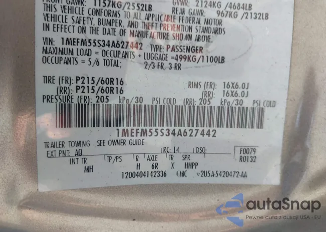 1MEFM55S34A627442: 43156971