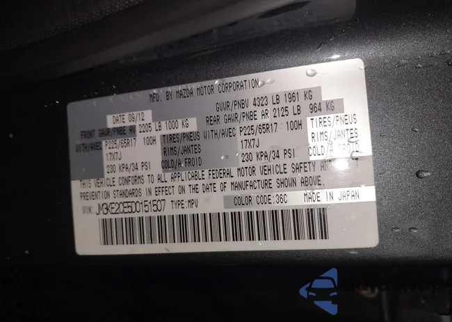 JM3KE2CE5D0151507: 43158138