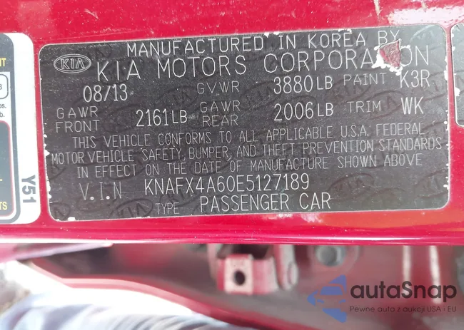 KNAFX4A60E5127189: 43158152