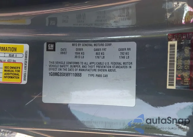 1G8MG35X98Y110668: 43158266