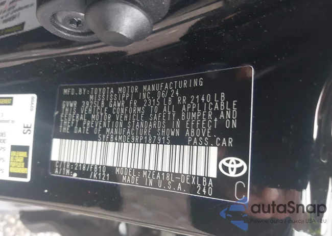 5YFB4MDE9RP187915: 43158467