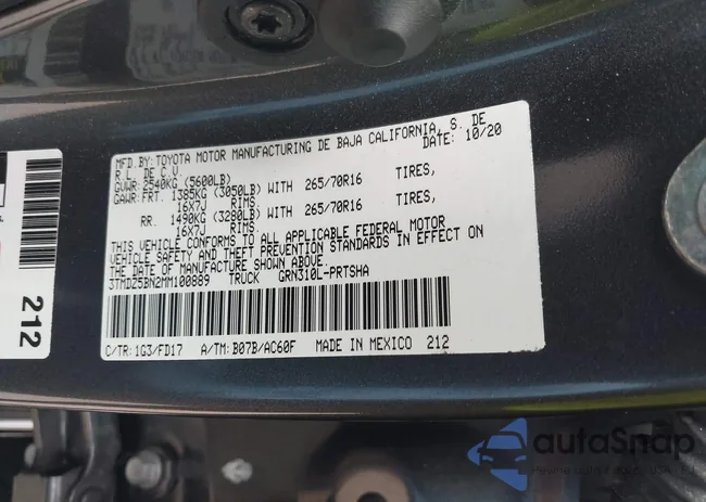 3TMDZ5BN2MM100889: 43157936