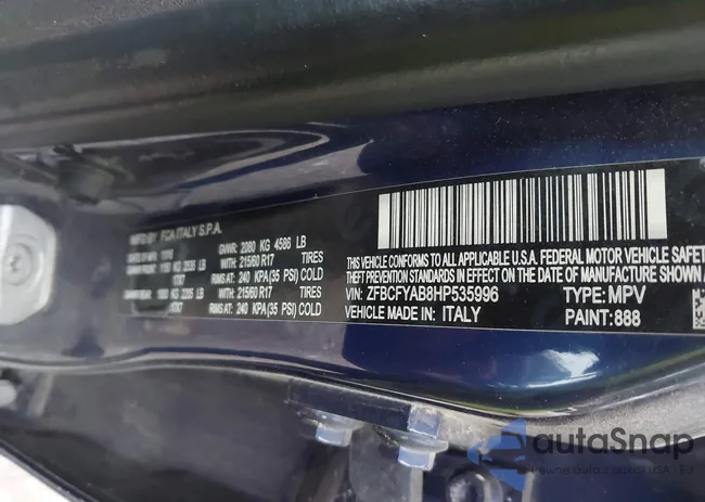 ZFBCFYAB8HP535996: 43157939