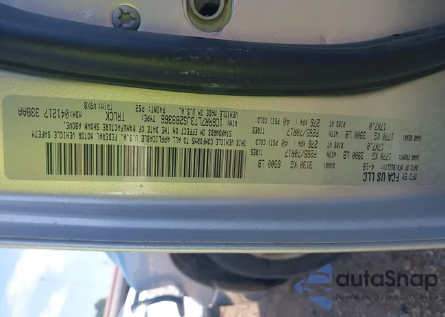 1C6RR7LT3JS289366: 43159203