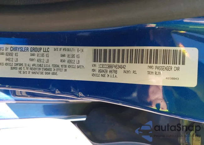 1C3CCCBB6FN534642: 43159319