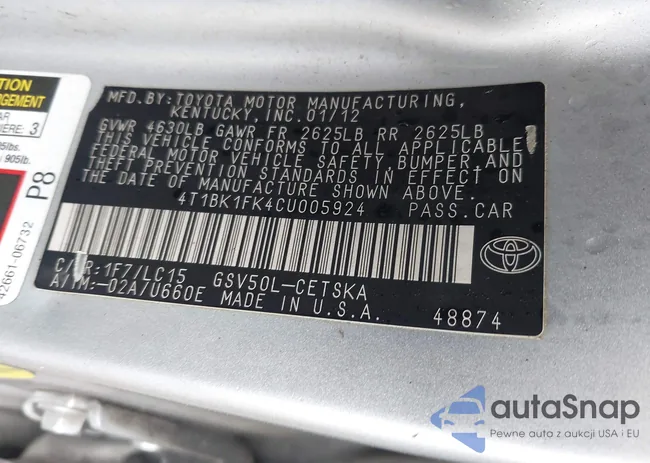 4T1BK1FK4CU005924: 43159368