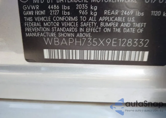 WBAPH735X9E128332: 43158753