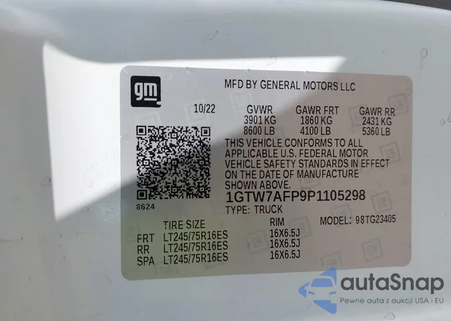 1GTW7AFP9P1105298: 43158823