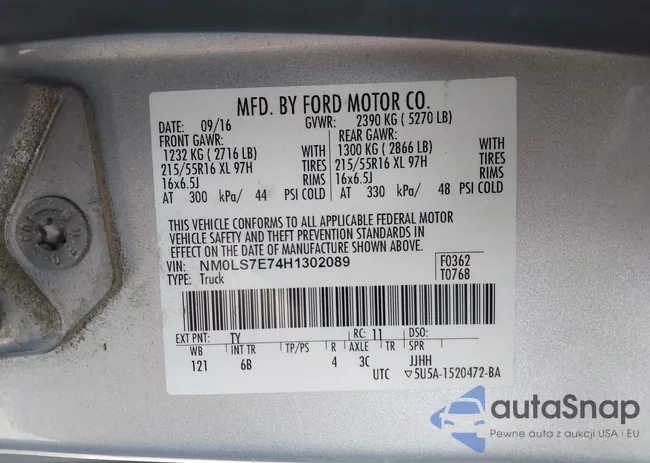 NM0LS7E74H1302089: 43158837