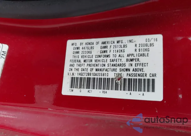 1HGCT2B91GA005810: 43158888