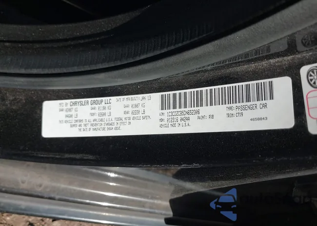 1C3CDZCB5DN652306: 43158925