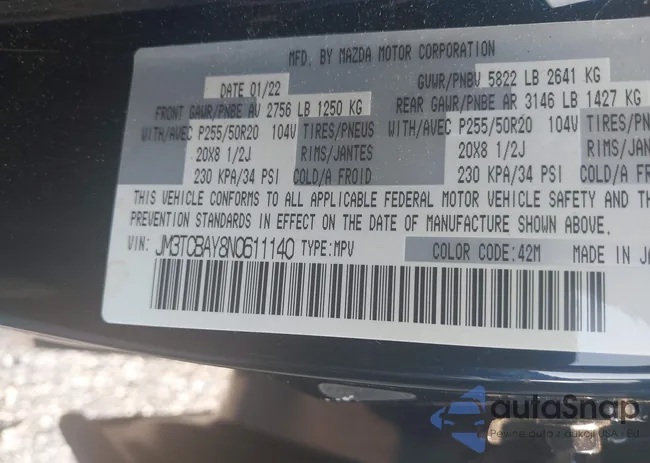 JM3TCBAY8N0611140: 43158954