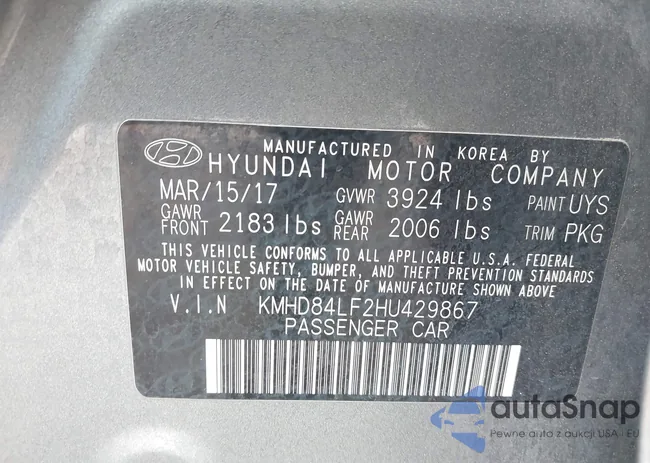 KMHD84LF2HU429867: 43160044