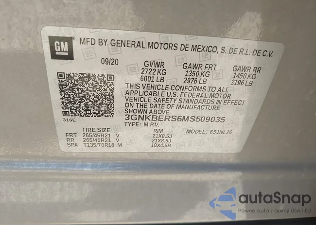 3GNKBERS6MS509035: 43160106