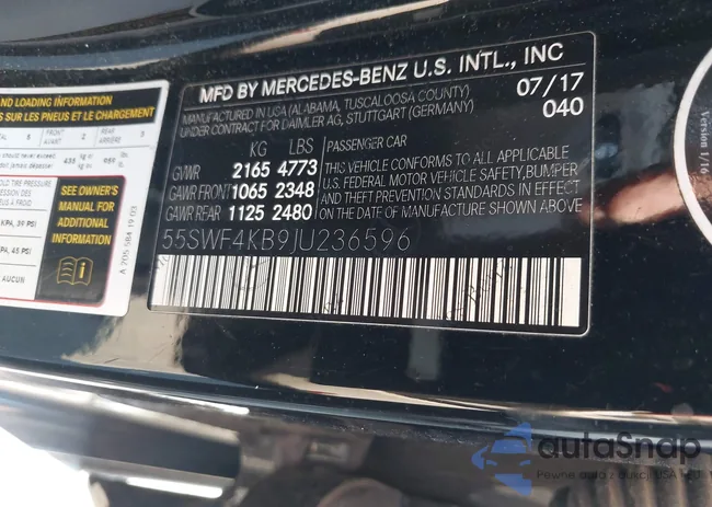 55SWF4KB9JU236596: 43160110