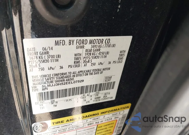 5LMJJ3H52EEL07529: 43160164