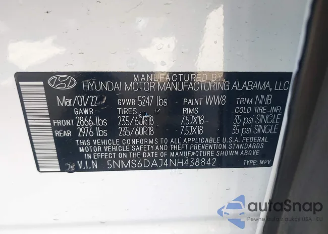 5NMS6DAJ4NH438842: 43160176