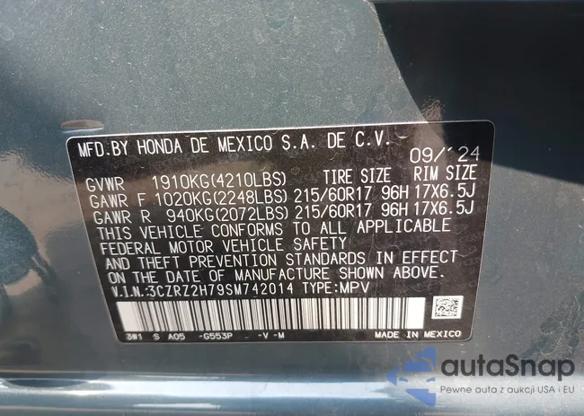 3CZRZ2H79SM742014: 43160287