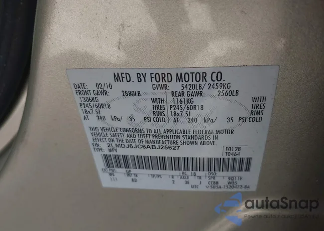 2LMDJ6JC6ABJ25627: 43159700