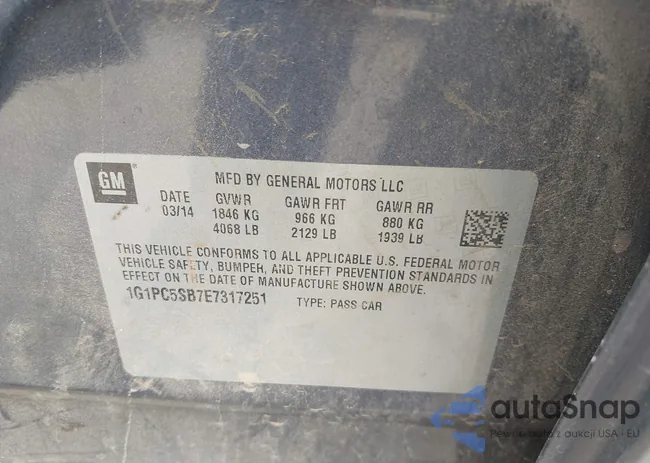 1G1PC5SB7E7317251: 43161114