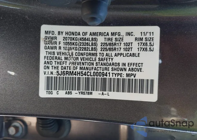 5J6RM4H54CL000941: 43161383