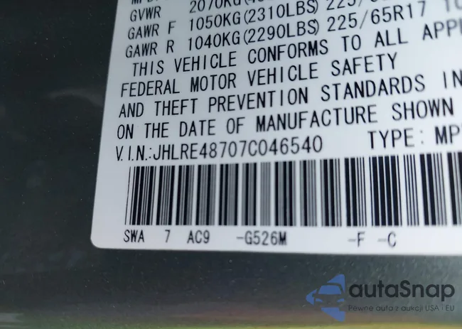 JHLRE48707C046540: 43160631