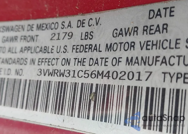 3VWRW31C56M402017: 43160755