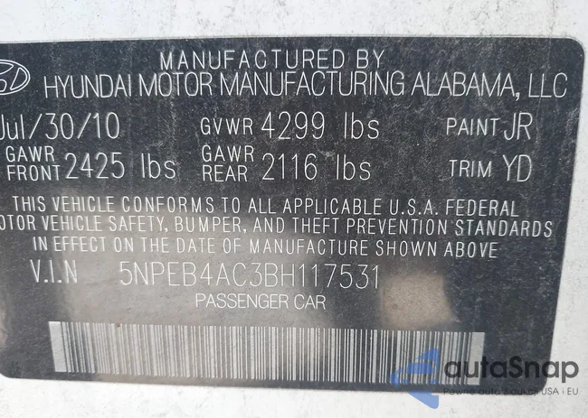 5NPEB4AC3BH117531: 43162067