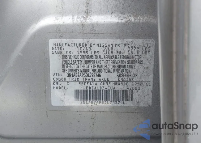 3N1AB7AP5DL793746: 43162164