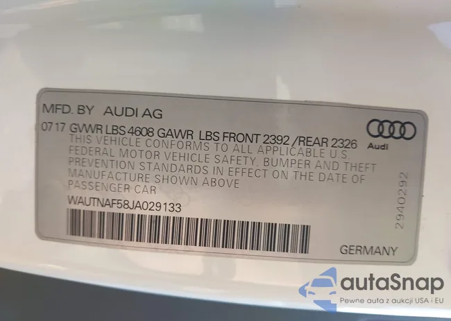 WAUTNAF58JA029133: 43162292