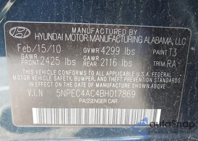 5NPEC4AC4BH017869: 43162381