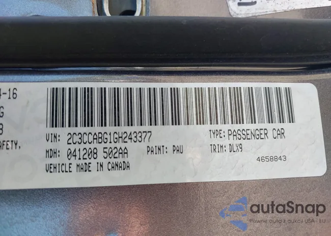 2C3CCABG1GH243377: 43161684