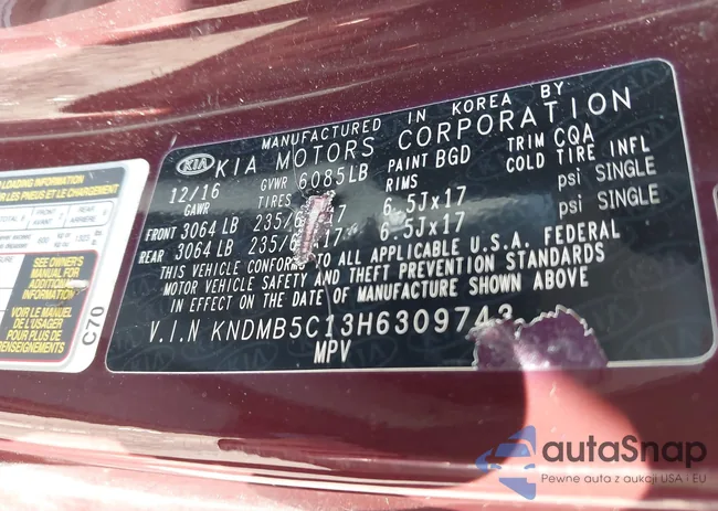 KNDMB5C13H6309743: 43161735