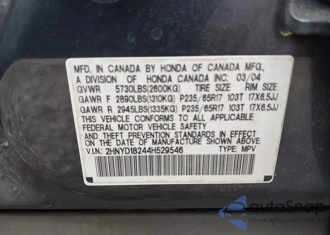 2HNYD18244H529546: 43161794