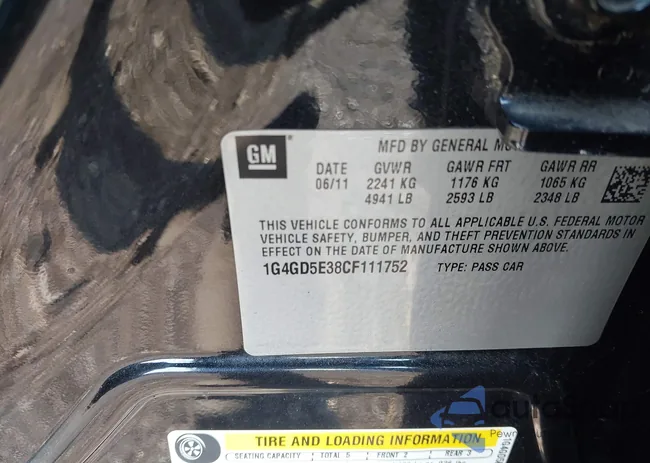 1G4GD5E38CF111752: 43161825