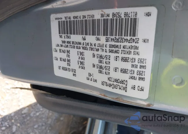 2D4GP44323R244185: 43161892