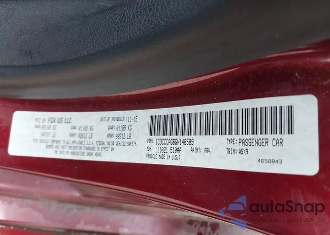 1C3CCCAG6GN148589: 43161955