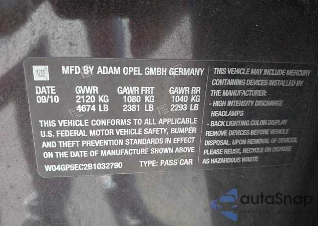 W04GP5EC2B1032790: 43163041