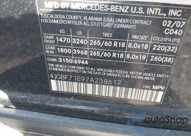 4JGBF71E97A238617: 43163056