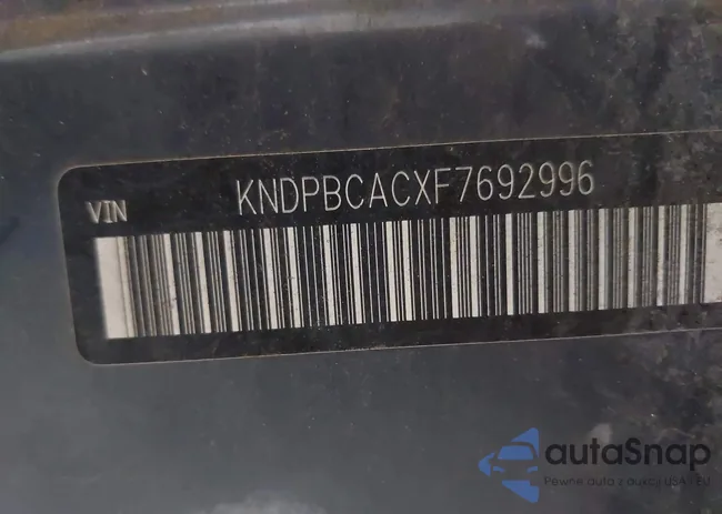 KNDPBCACXF7692996: 43163126