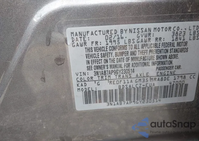 3N1AB7AP9GY230514: 43163244